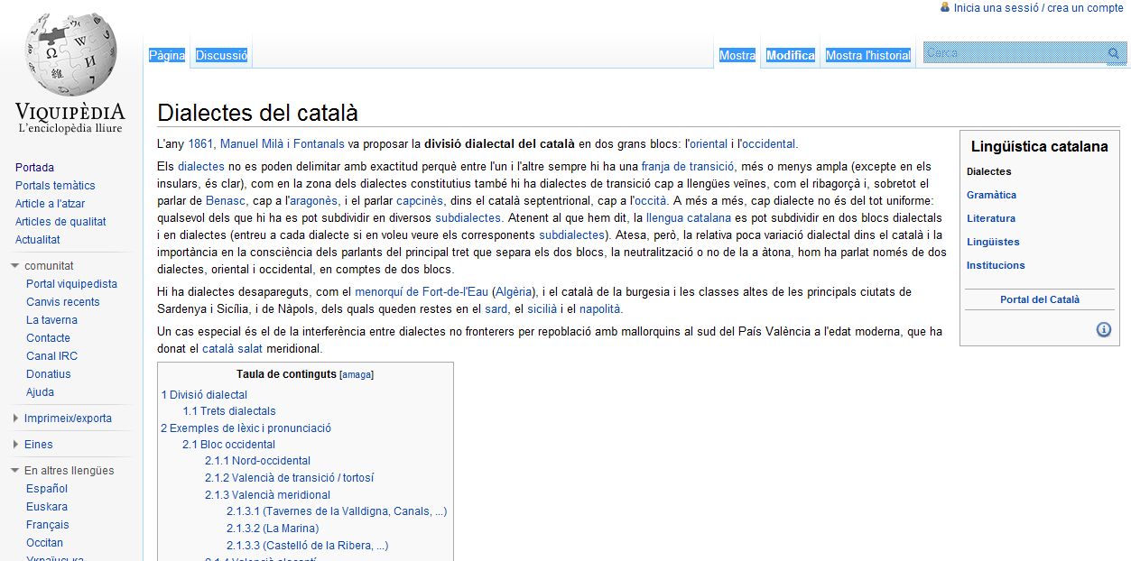 Dialectes del català | Recurso educativo 33862