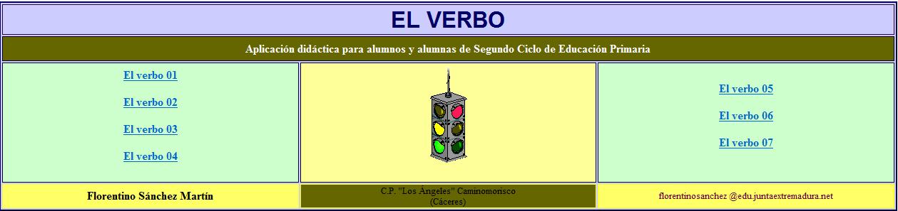El verbo | Recurso educativo 34806
