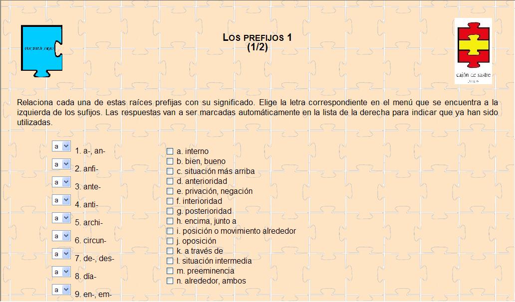 Los prefijos (I) | Recurso educativo 35883