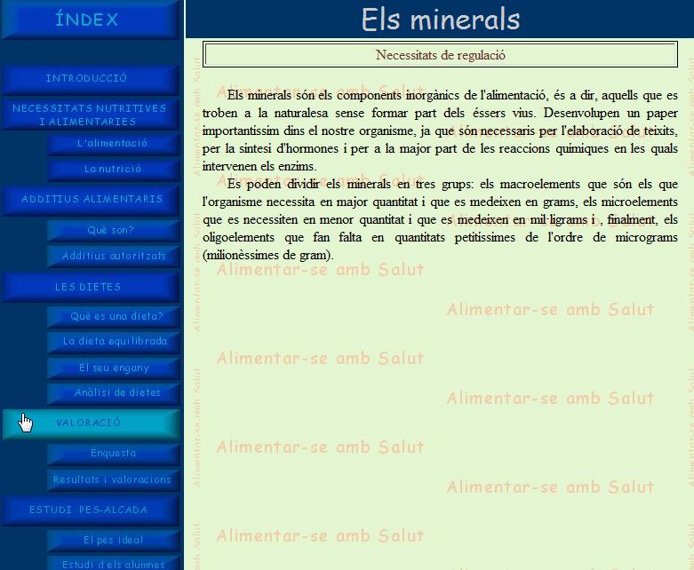 Les sals minerals | Recurso educativo 35903
