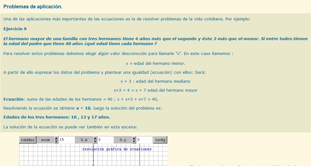 Problemas de aplicación de ecuaciones de primer grado | Recurso educativo 36772