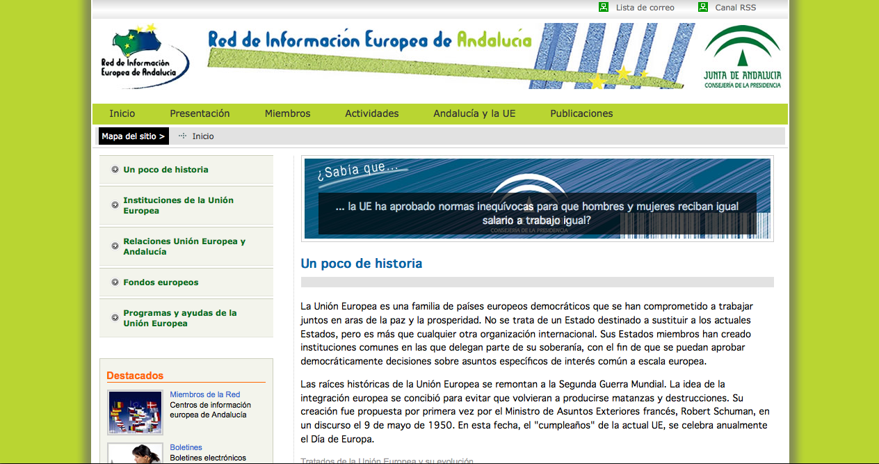 Red de Información Europea de Andalucía | Recurso educativo 36912