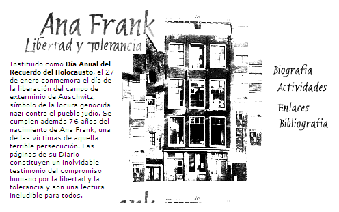 Ana Frank. Libertad y Tolerancia | Recurso educativo 36928