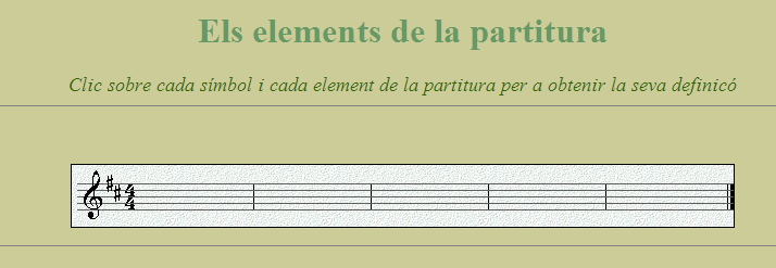 Els elements de la partitura | Recurso educativo 37174