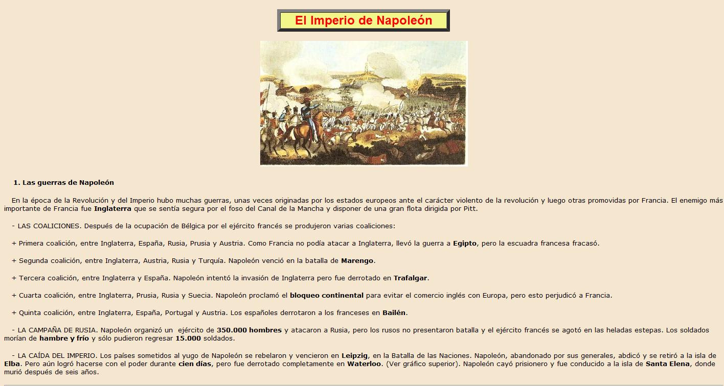 El Imperio de Napoleón | Recurso educativo 37717