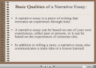 A narrative essay | Recurso educativo 37732