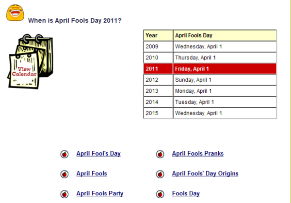 April fool's day | Recurso educativo 37760