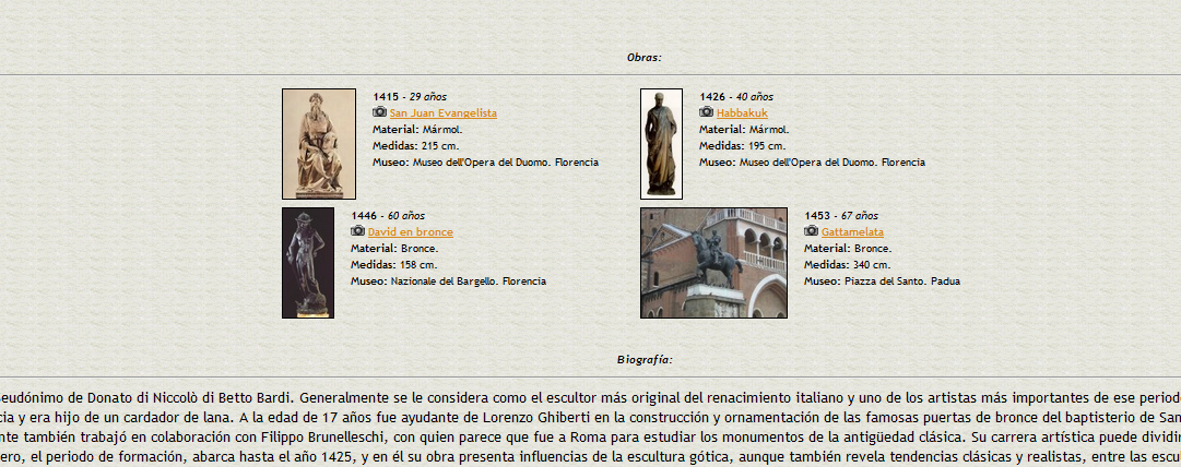 Donato di Niccolo Donatello | Recurso educativo 37792