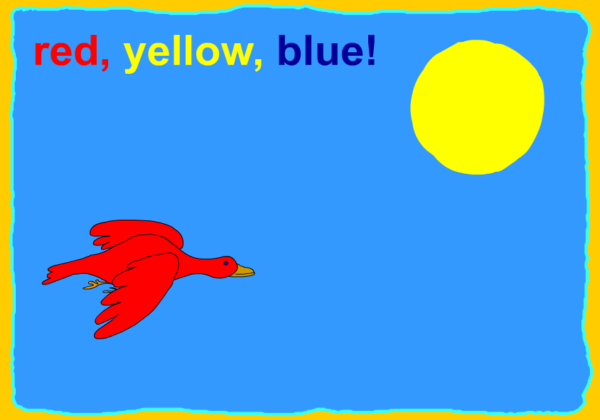 Red, blue and yellow | Recurso educativo 38251