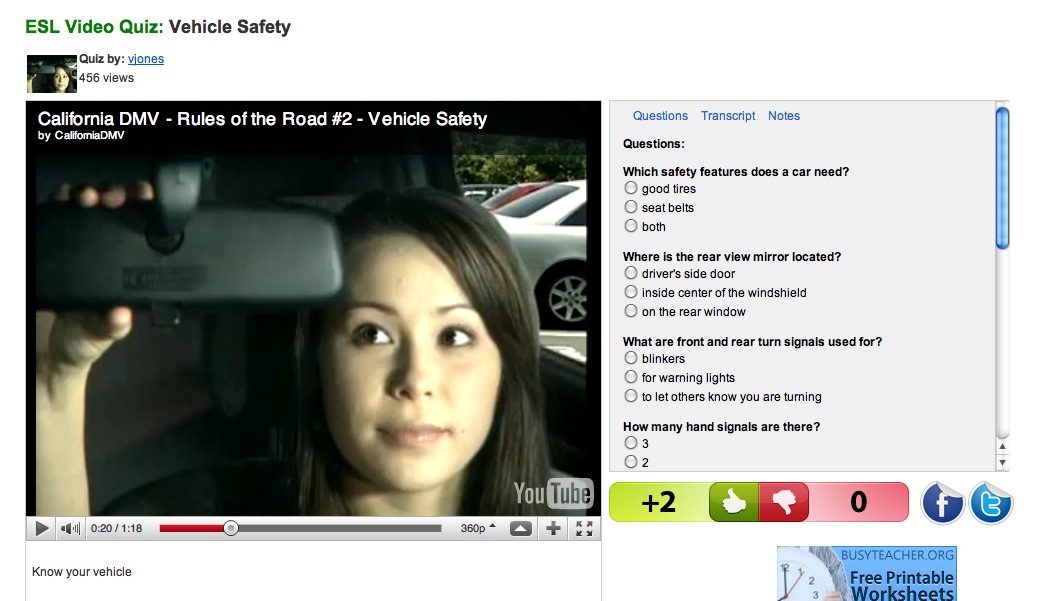 Video: Vehicle Safety | Recurso educativo 38628
