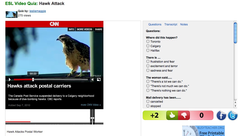 Video: Hawk Attack | Recurso educativo 38630