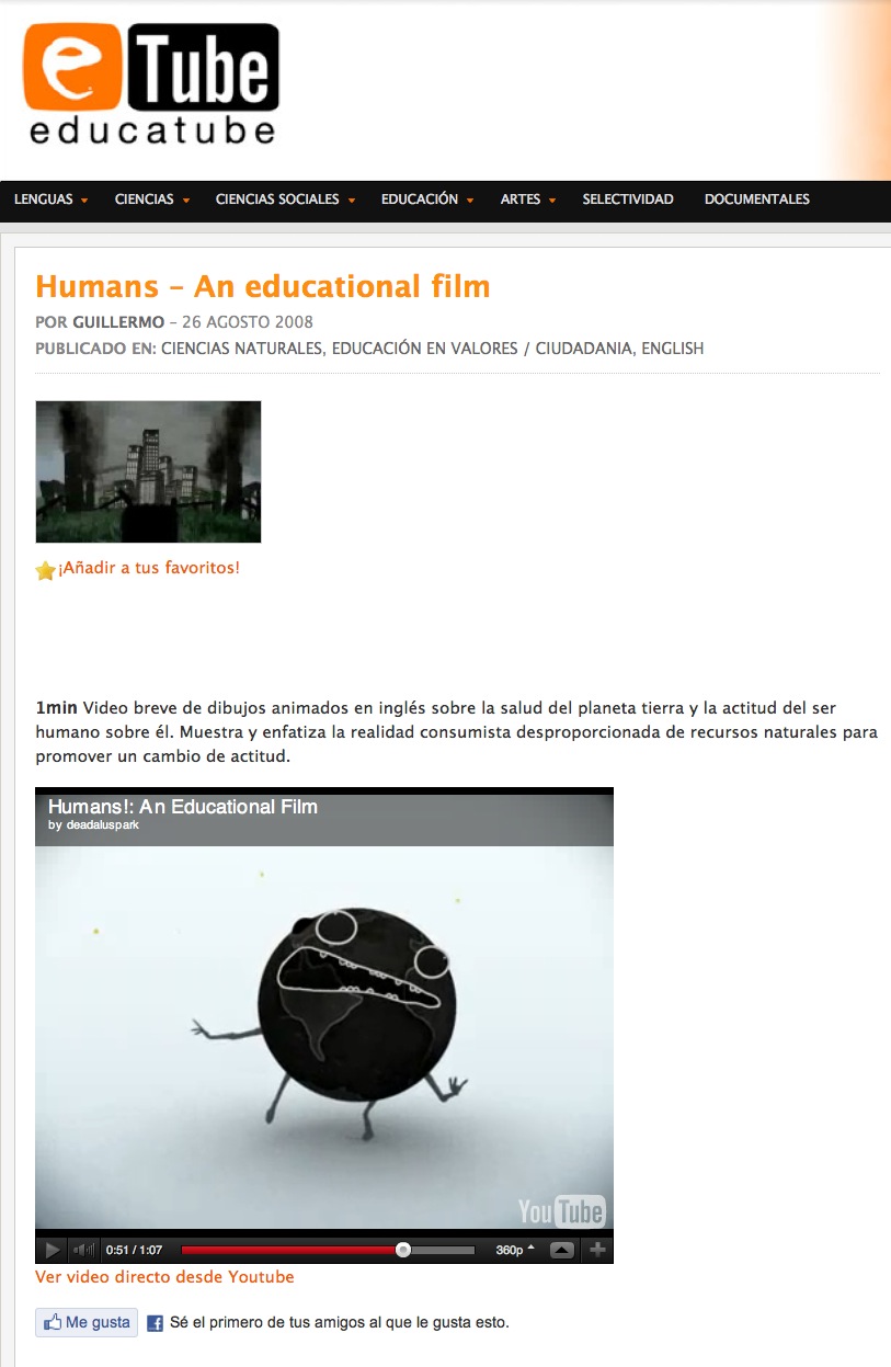 Video: Humans! | Recurso educativo 39765