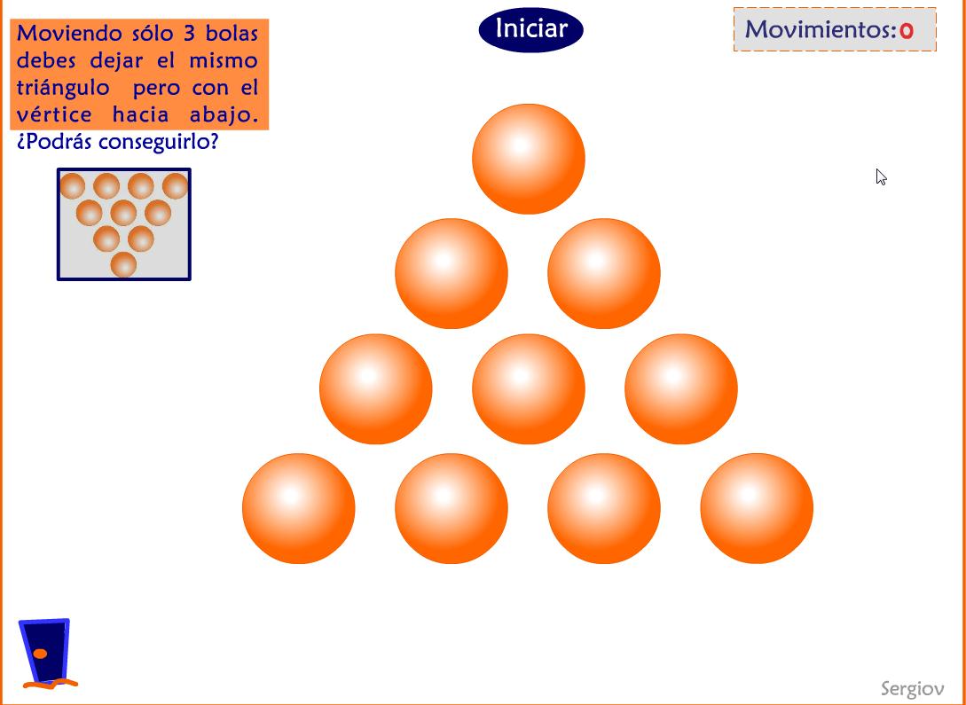 Triángulo de bolas | Recurso educativo 40613