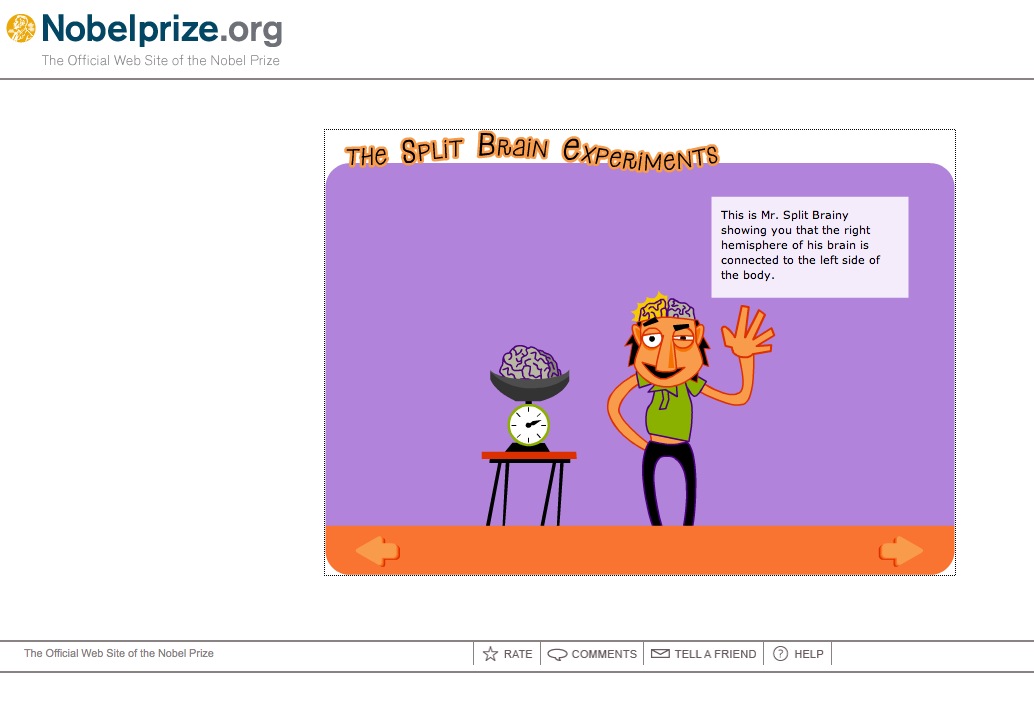 Video Game: the Split Brain Experiment | Recurso educativo 40813