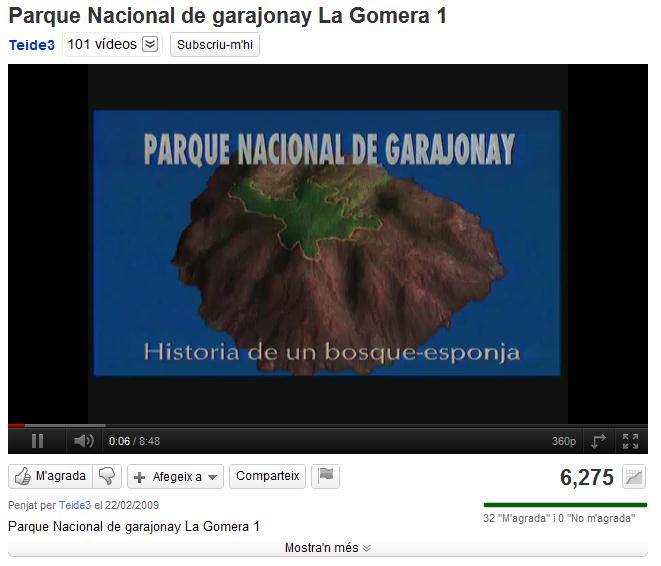 Parque Nacional de garajonay La Gomera | Recurso educativo 41124