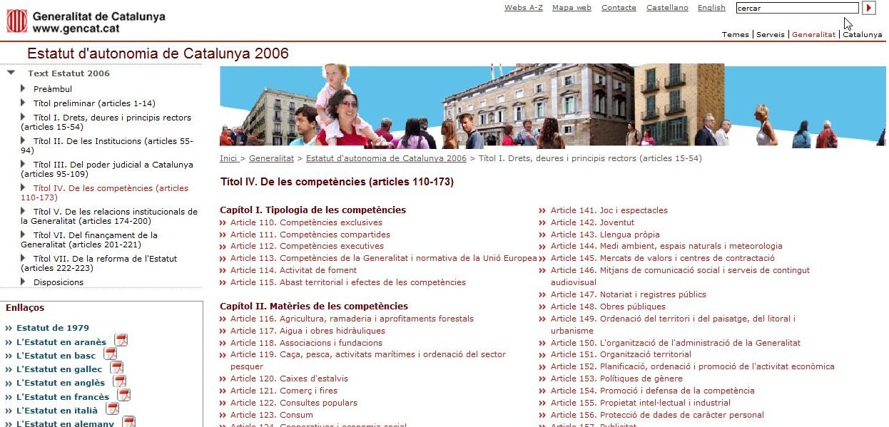 Estatut de Catalunya:Títol IV | Recurso educativo 42422