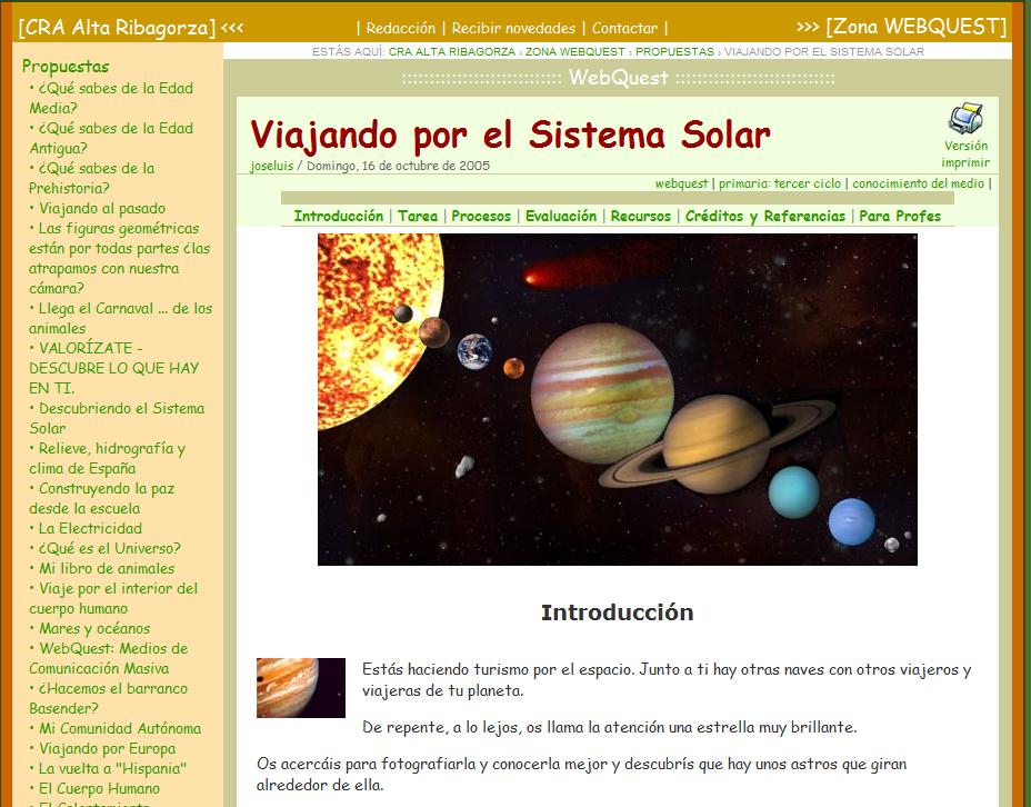 Viajando por el Sistema Solar | Recurso educativo 43247