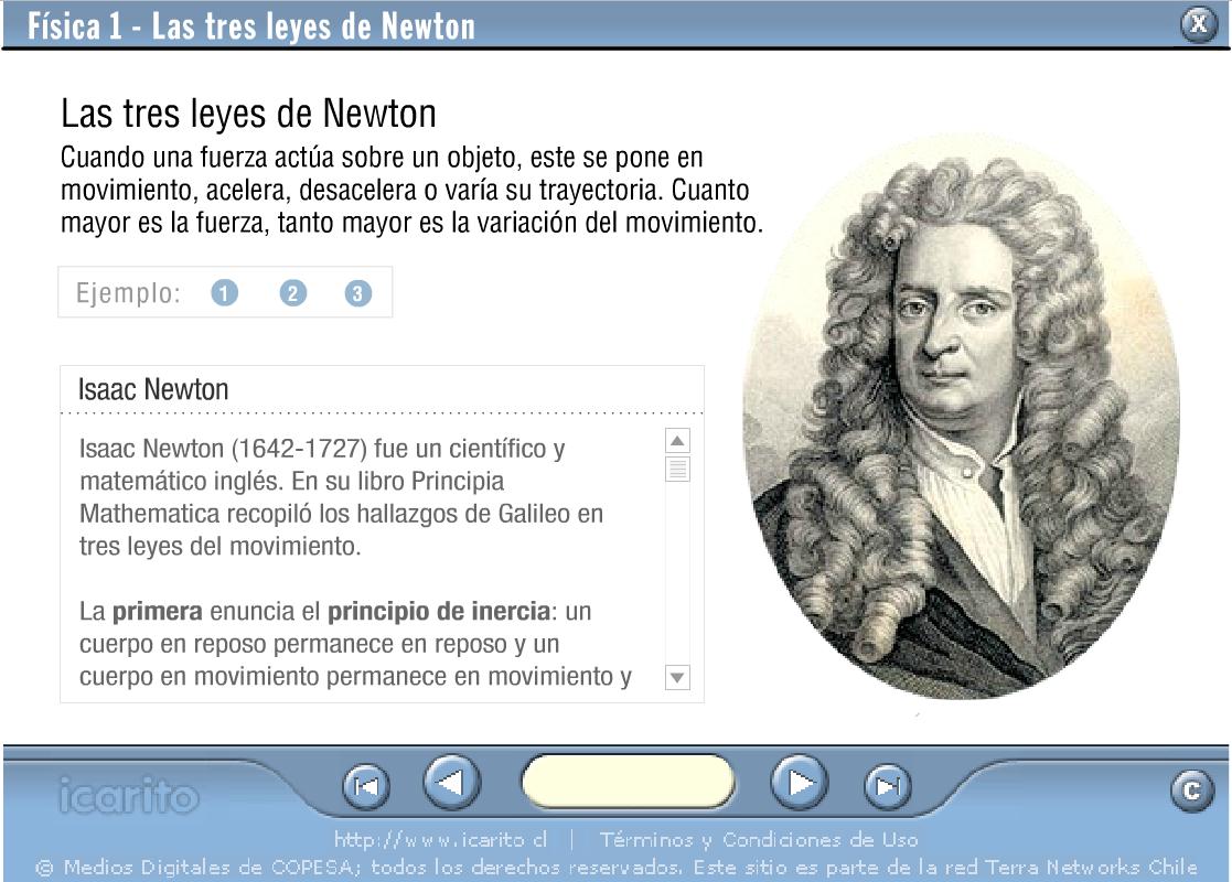 Las tres leyes de Newton | Recurso educativo 43493