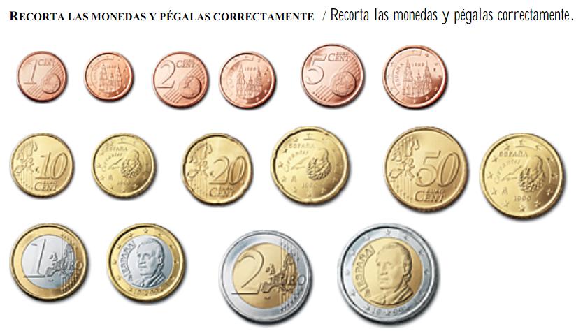 Ficha: monedas | Recurso educativo 47893