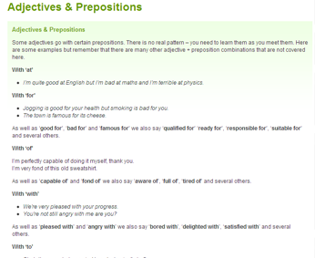 Grammar: Adjectives and prepositions | Recurso educativo 48356
