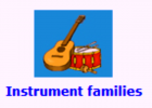 Instrument families | Recurso educativo 48584