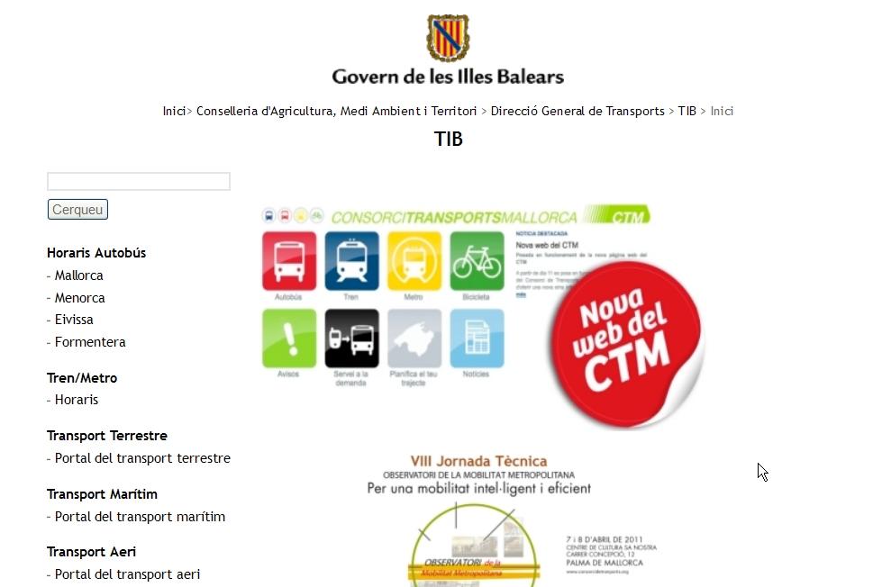 TIB, Transports de les Illes Balears | Recurso educativo 49018