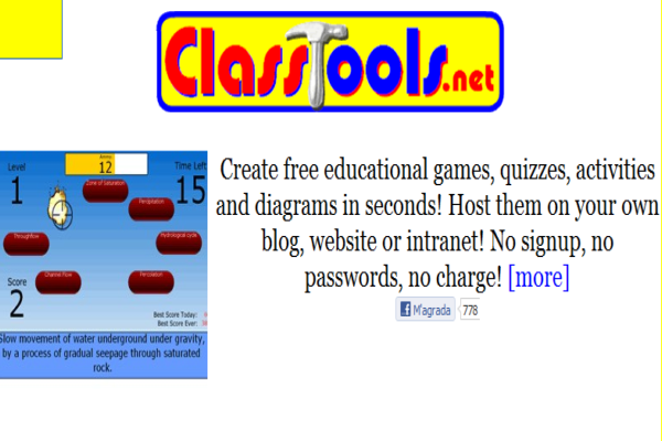 Website: Classtools.net | Recurso educativo 49423