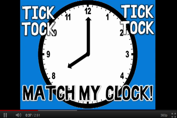 Song: Match my clock | Recurso educativo 50078