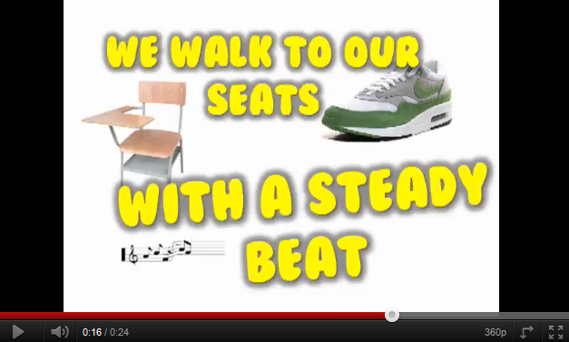 Song: We walk to our seats | Recurso educativo 50558