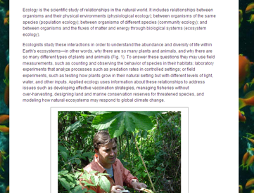 Ecology lab: Ecosystems | Recurso educativo 50740