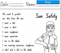 Sun safety | Recurso educativo 53812