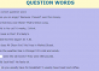 Question words | Recurso educativo 54192
