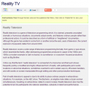 Reality TV | Recurso educativo 59118