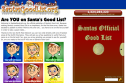 Website: Santa's good list | Recurso educativo 59438