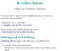 What is a relative clause? | Recurso educativo 59814