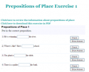 Prepositions of place exercise | Recurso educativo 61946