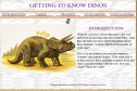 Webquest: Getting to know Dinos | Recurso educativo 12943