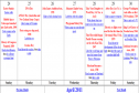 Monthly Activity Calendar | Recurso educativo 18840