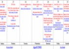 Monthly Activity Calendar | Recurso educativo 18840