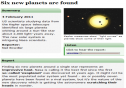 Six new planets are found | Recurso educativo 20158