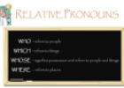 Relative Pronouns | Recurso educativo 20996