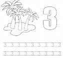 Ficha Matemáticas: Tres palmeras | Recurso educativo 24344