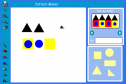 Pattern making with shapes | Recurso educativo 24992