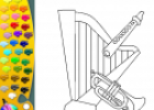 ¡A Colorear!: Arpa, flauta y trompeta | Recurso educativo 29243