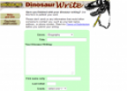 Dinosaur writing activity | Recurso educativo 31543