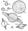 Colorear planetas y naves | Recurso educativo 4107