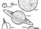 Colorear planetas y naves | Recurso educativo 4107