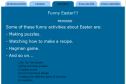 Webquest: Funny Easter! | Recurso educativo 9449