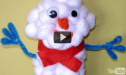 Muñeco de nieve de algodón | Recurso educativo 66757