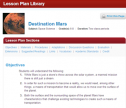 Destination Mars | Recurso educativo 69252